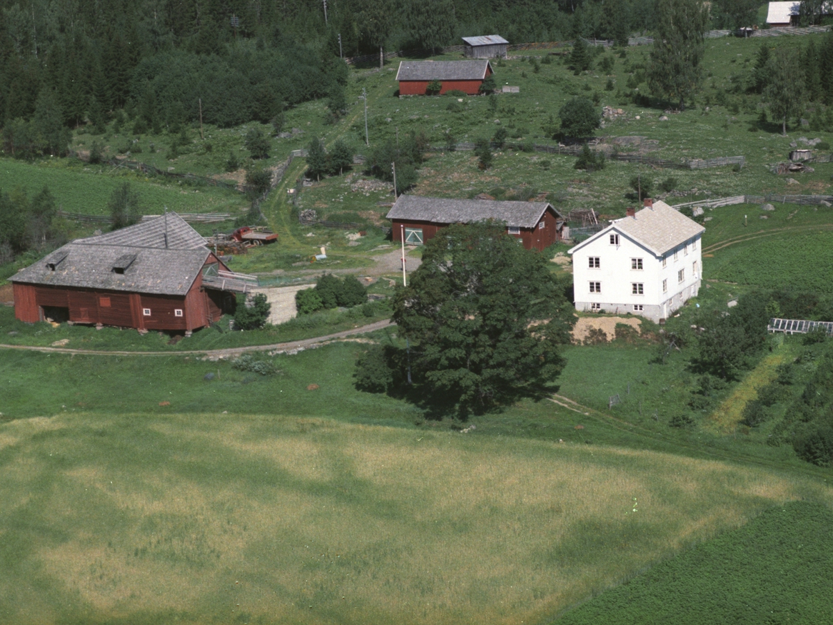 Widerøes Flyveselskap A/S, Flyfoto av Medlien gard, Fløtlia, Ringsaker.
