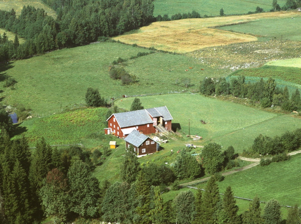 Widerøes Flyveselskap A/S, Flyfoto, Kroksrud søndre, Gaupen, Ringsaker.