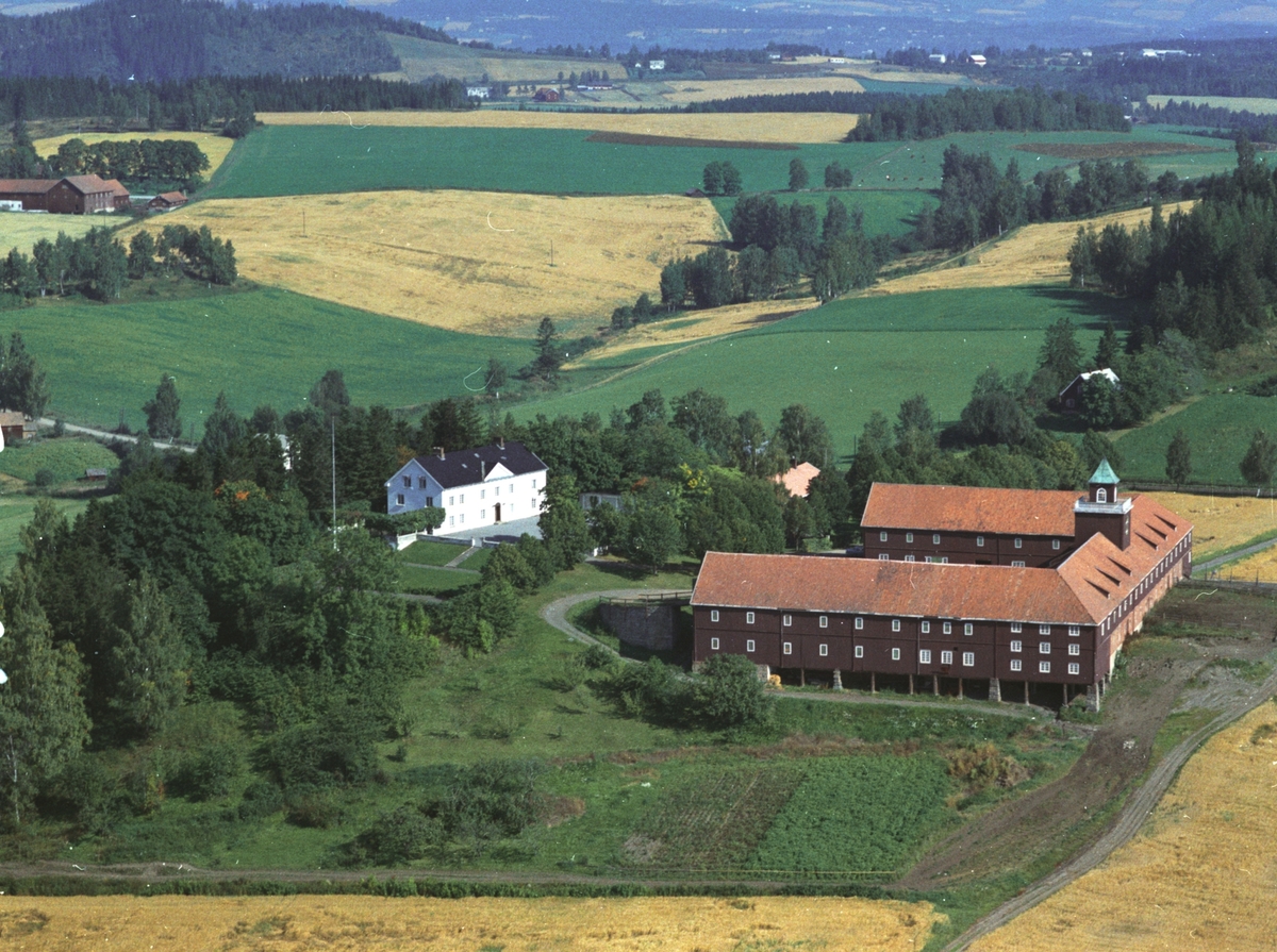 Widerøes Flyveselskap A/S, Flyfoto, Skredshol gard, Gaupen, Ringsaker.