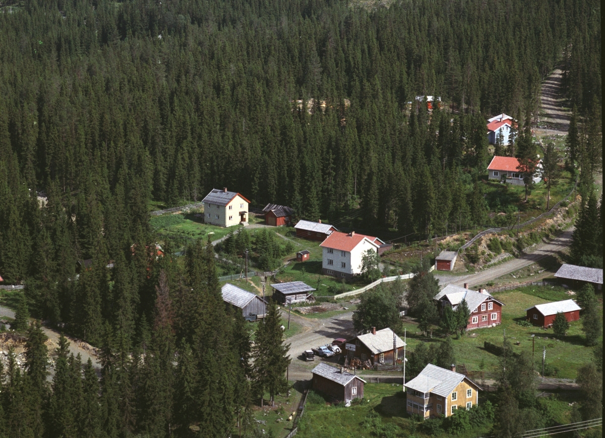 Widerøes Flyveselskap A/S, Flyfoto, Mesnalia sentrum, Ringsaker.