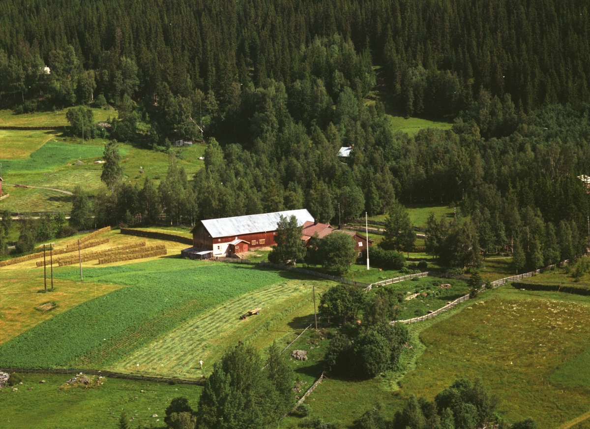 Widerøes Flyveselskap A/S, Flyfoto, Arnestad gard, Mesnalia, Ringsaker.