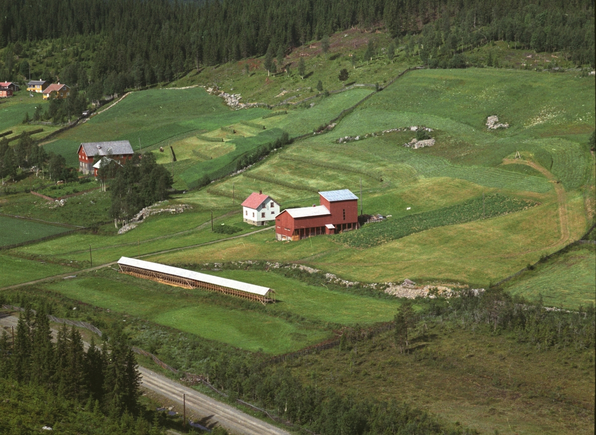 Widerøes Flyveselskap A/S, Flyfoto, Sæter gard, Mesnalia, Ringsaker.