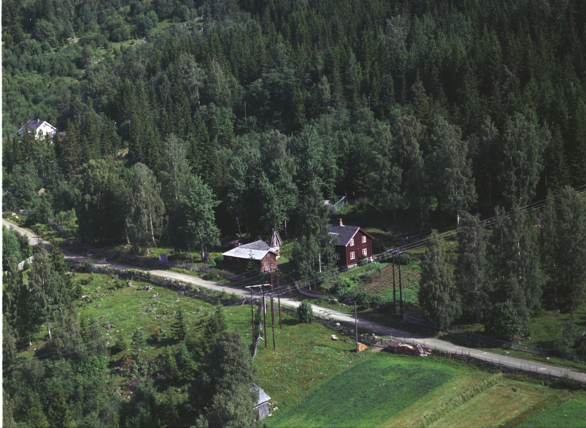 Widerøes Flyveselskap A/S, Flyfoto, Solli, Mesnalia, Ringsaker.
