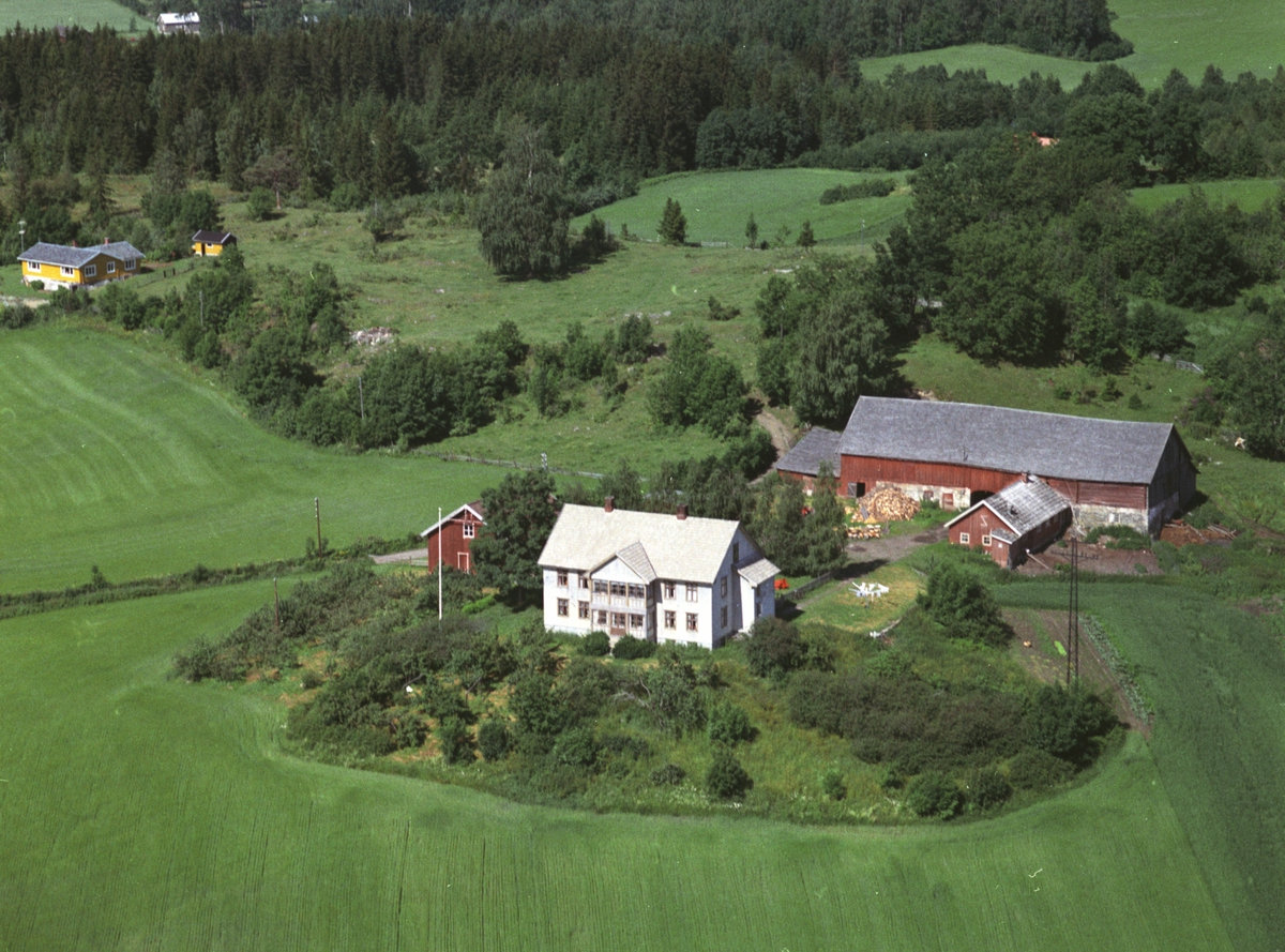 Widerøes Flyveselskap A/S, Flyfoto av Skjerven, Stavsjø, Hedmark.