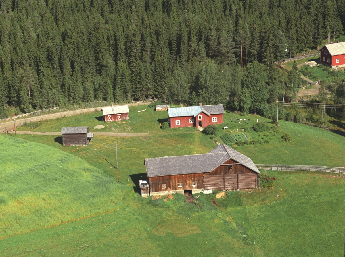Widerøes Flyveselskap A/S, Flyfoto, Sagstuen, Næroset, Ringsaker.