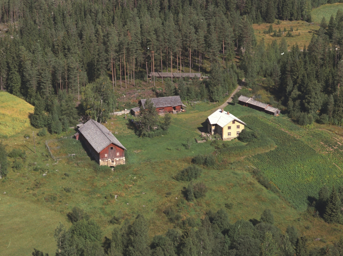 Widerøes Flyveselskap A/S, Flyfoto, Brattbakken, Næroset, Ringsaker.