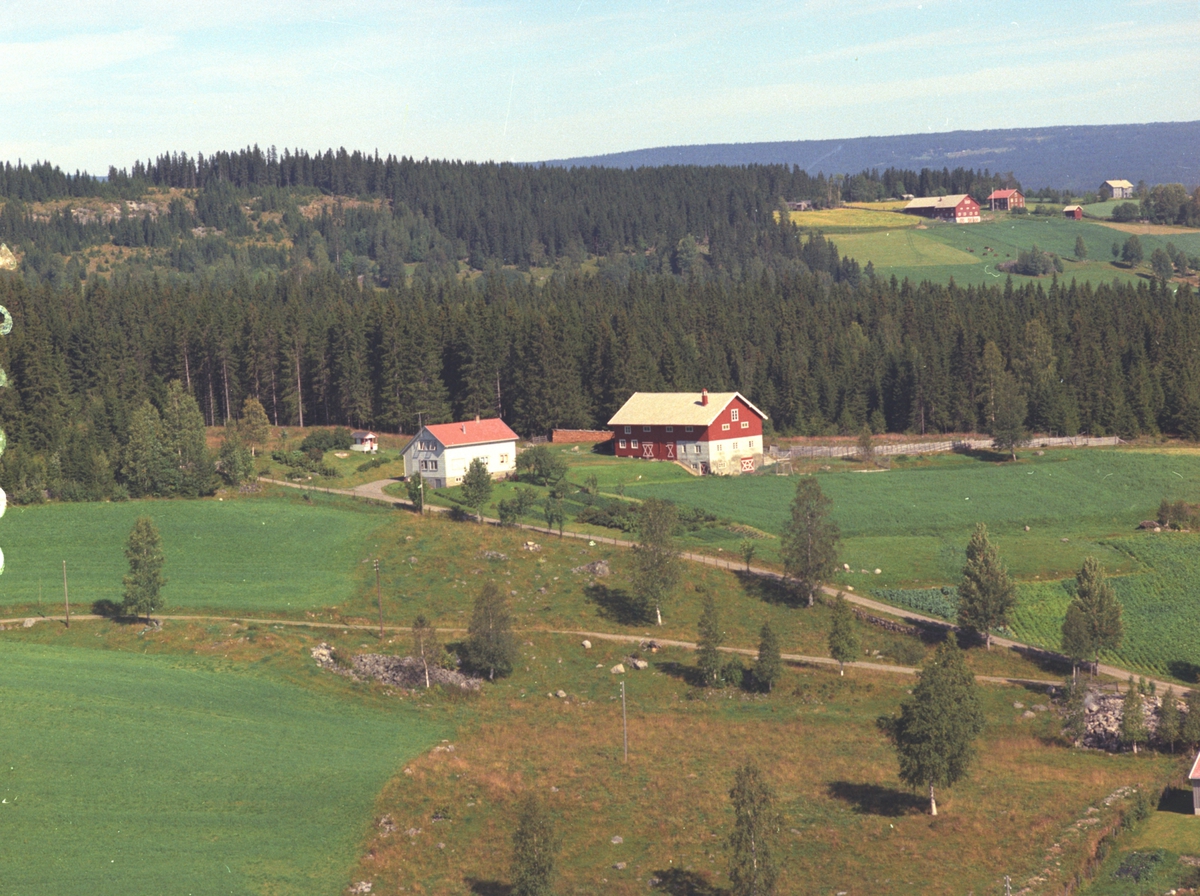 Widerøes Flyveselskap A/S, Flyfoto, Skredderstuen, Åsmarka, Ringsaker.