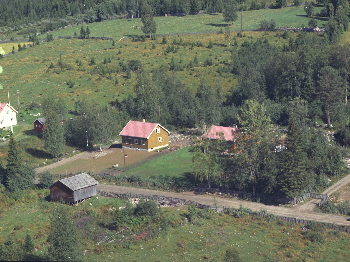 Widerøes Flyveselskap A/S, Flyfoto, Tunheim, Åsmarka, Ringsaker.