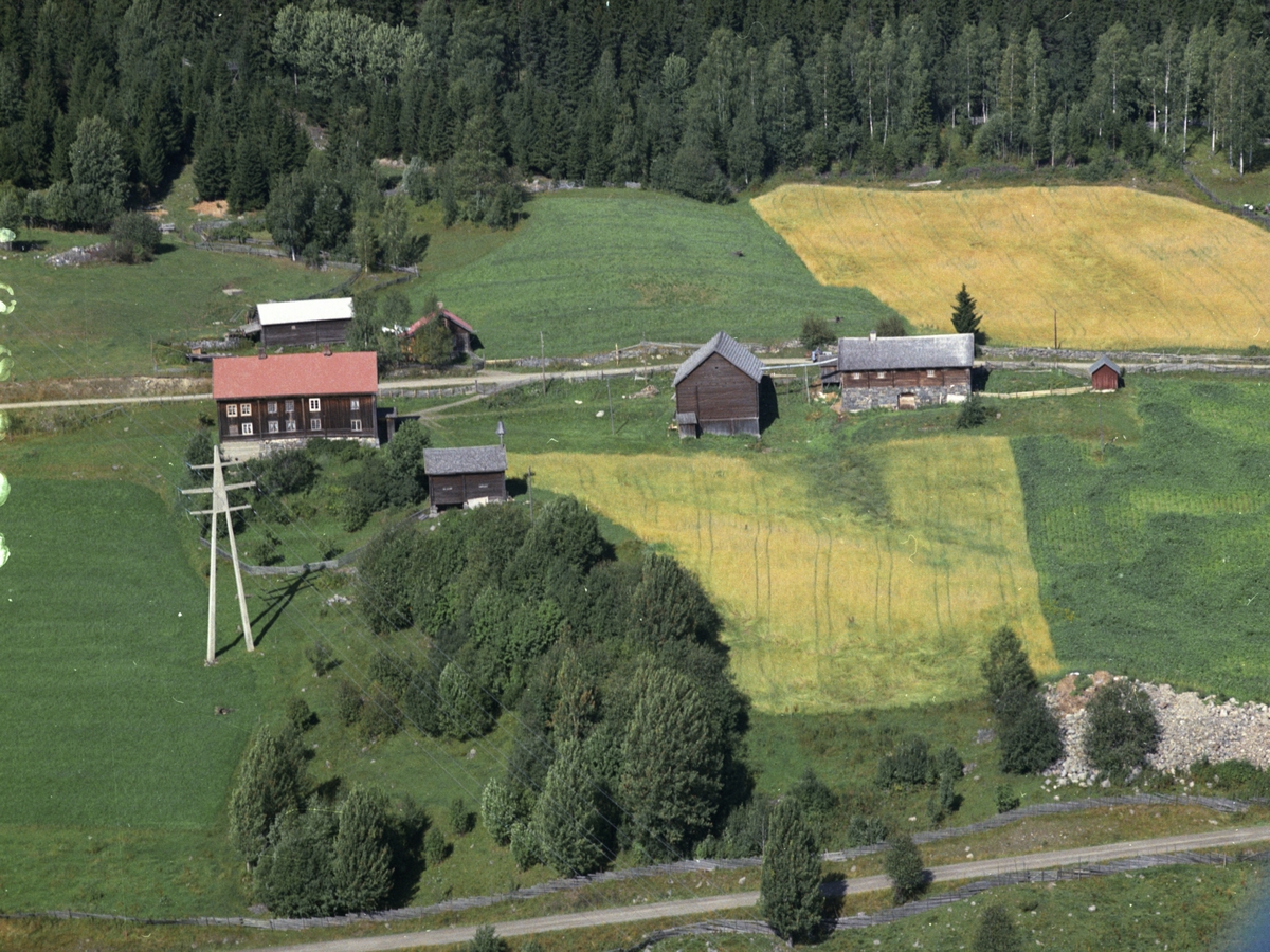 Widerøes Flyveselskap A/S, Flyfoto, Sørhaugen, Lismarka, Ringsaker.