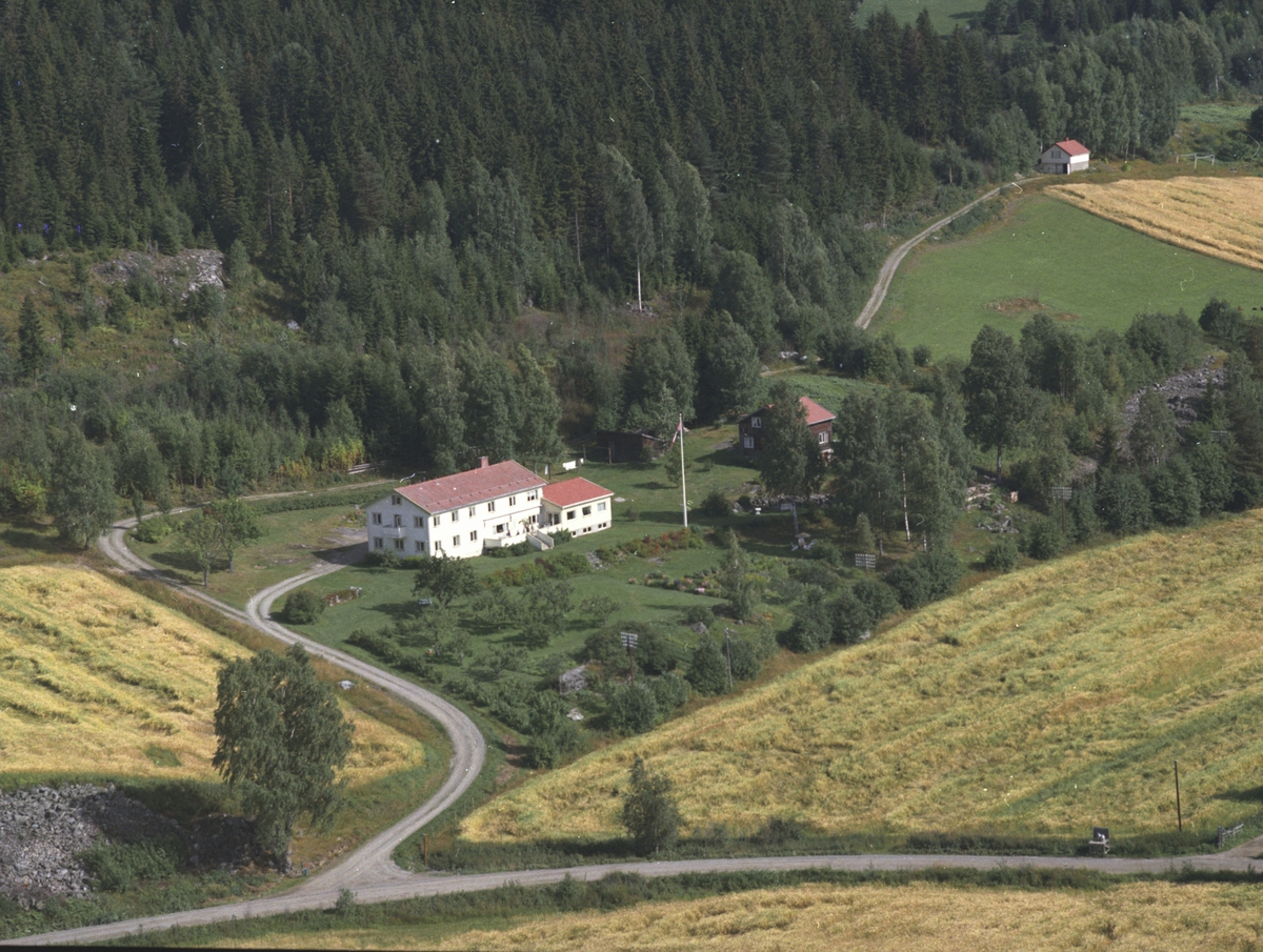 Widerøes Flyveselskap A/S, Flyfoto, Granum gjestgiveri, Bergseng, Ringsaker.