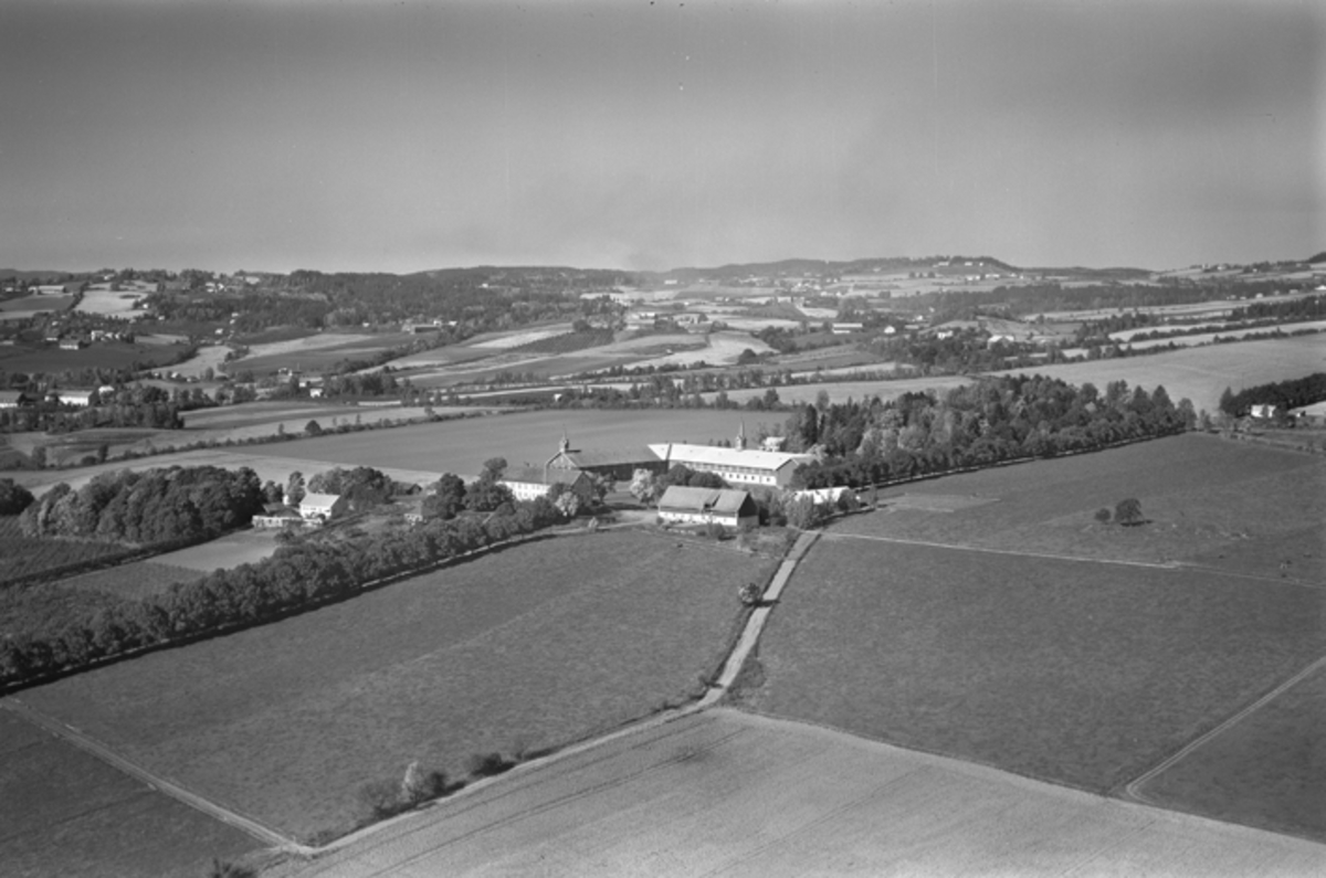 Anno Domkirkeodden, Flyfoto Hoel gård, Nes, Hedmark.