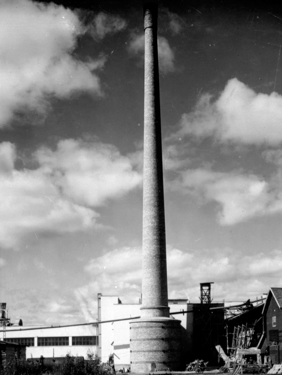 Anno Domkirkeodden, Fabrikkpipa på Berger Langmoen A/S, Brumunddal.