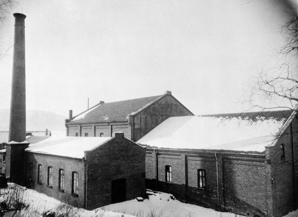 Anno Domkirkeodden, Eksteriør, Brumunddal Potetmel og Sagofabrikk. Vinter.
