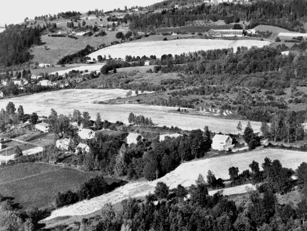 Anno Domkirkeodden, Flyfoto, Mørkvedjordet, Brumunddal.