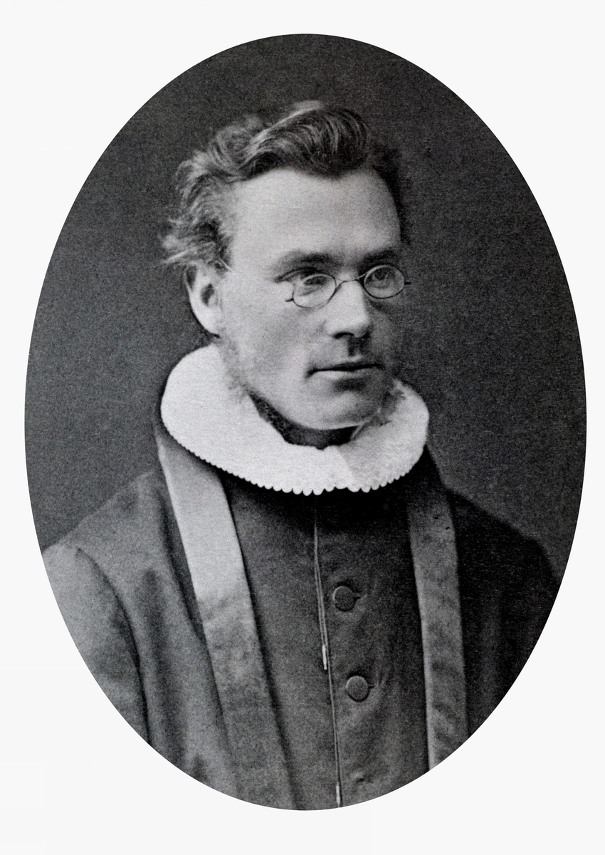 Anno Domkirkeodden, Portrett, prest Reinert Svendsen, F.1849, Veldre, Ringsaker.