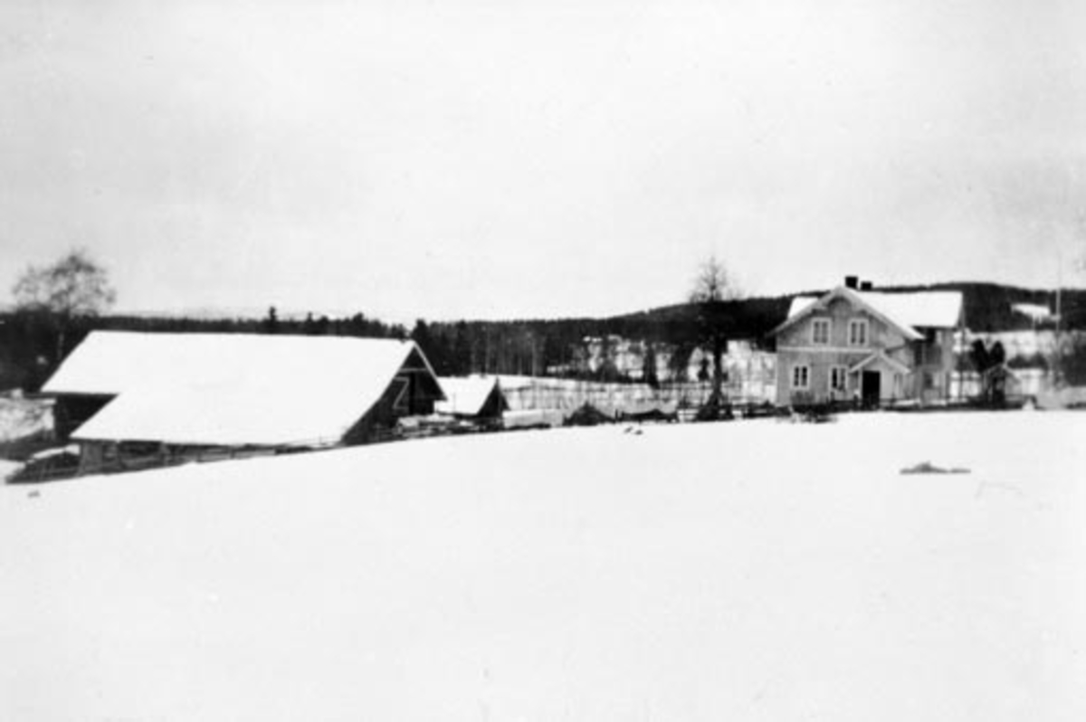 Anno Domkirkeodden, Eksteriør, gardsbruk. Vinter på Eriksrud, Stavsjø, Hedmark.