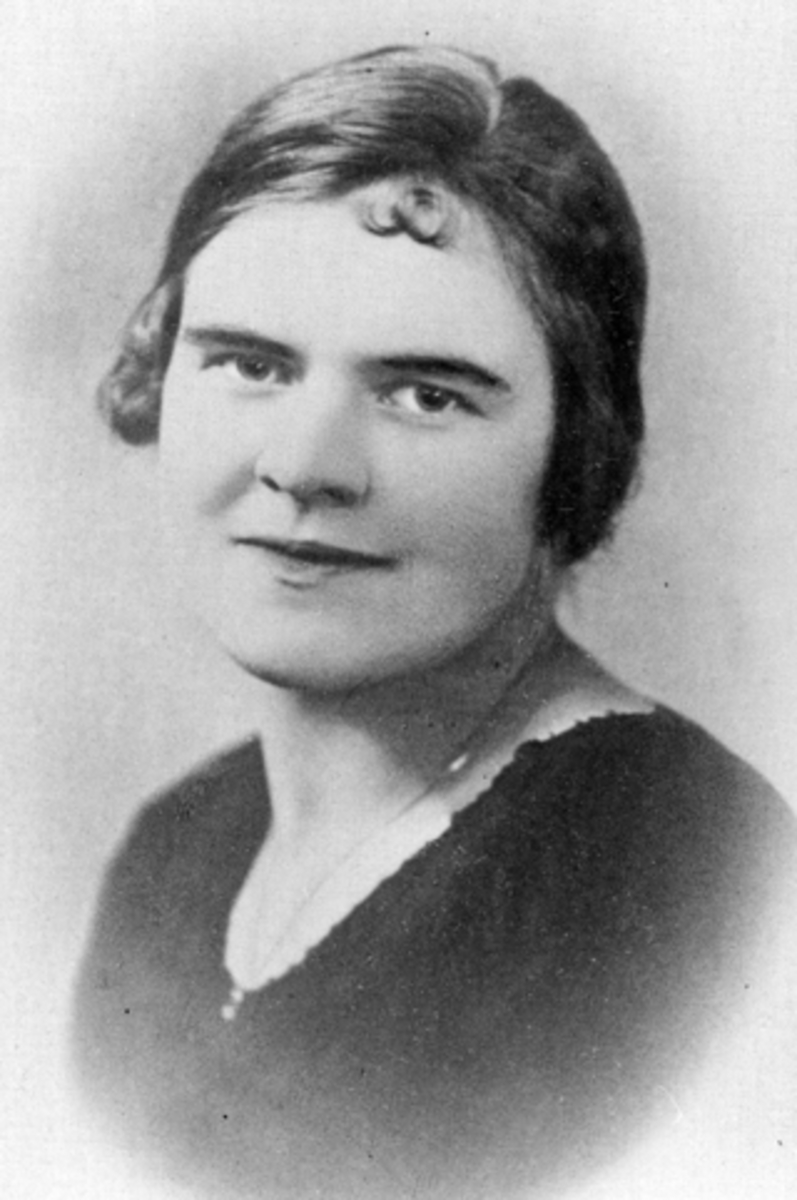 Anno Domkirkeodden, Portrett av Agnes Vardine Kongsrud-Lie (1907-1997). Lie øvre, Nes, Hedmark.