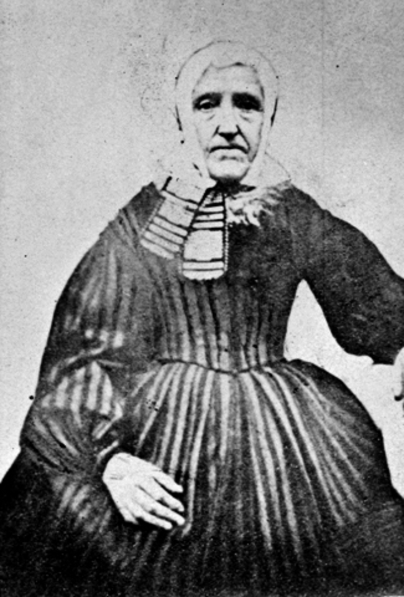 Anno Domkirkeodden, Portrett, Agnete Hansdatter Hersoug (1798-1873), Skredshol, Gaupen, Ringsaker.