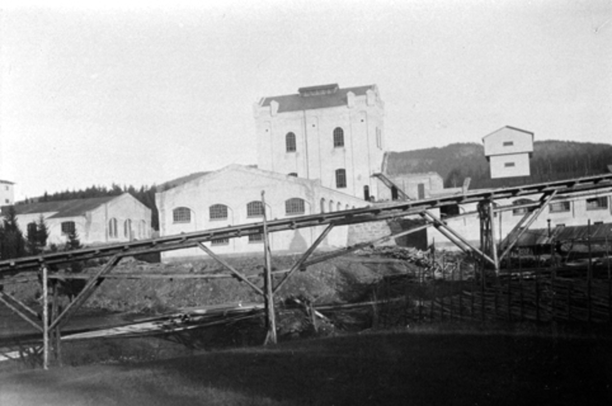 Anno Domkirkeodden, Eksteriør, Moelven Cellulosefabrikk, kjerrat for transport av tømmer. Ca. 1909-10.