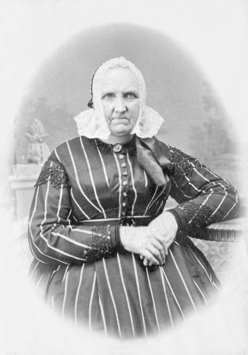 Anno Domkirkeodden, Johanne Christophersdatter Kise født Simenstad (1805-1882). Først gift med Hans Mikkelsen Kise (1806-1840). Gift andre gang med Andreas Andersen Dahl (1805-1860). Kise nordre, Nes, Hedmark.