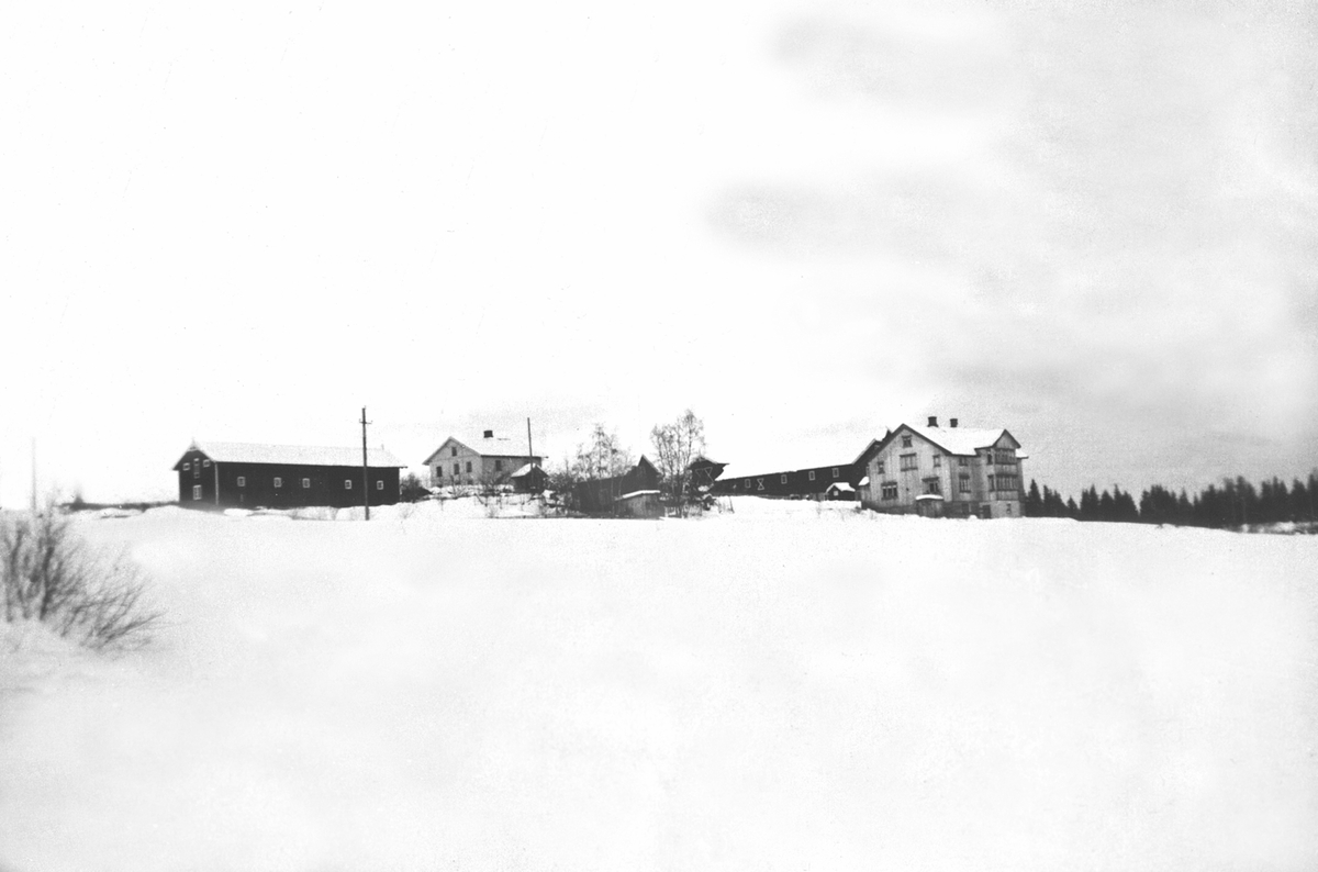 Anno Domkirkeodden, Purkilstad gard på Stavsjø, Hedmark i vinterdrakt.