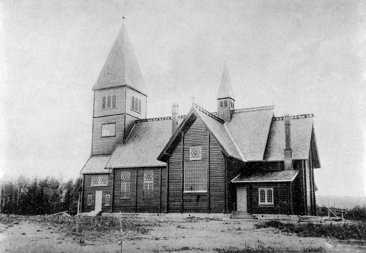Anno Domkirkeodden, EKSTERIØR: ØVRE VANG KAPELL, KIRKE