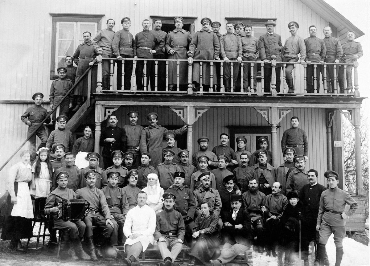 Anno Domkirkeodden, STOR GRUPPE: RUSSISKE KRIGSFANGER, REKONVALESENTER, BANENEMINDE, ESPA
