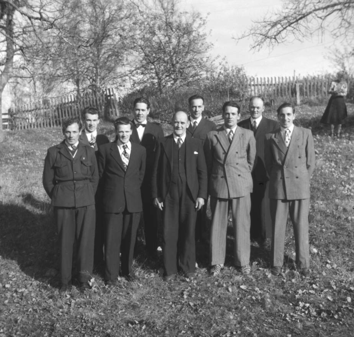 Anno Domkirkeodden, GRUPPE: STOR FAMILE 9 MENN, FAMILIEN SJØLI, ÅSVANG, Stange.