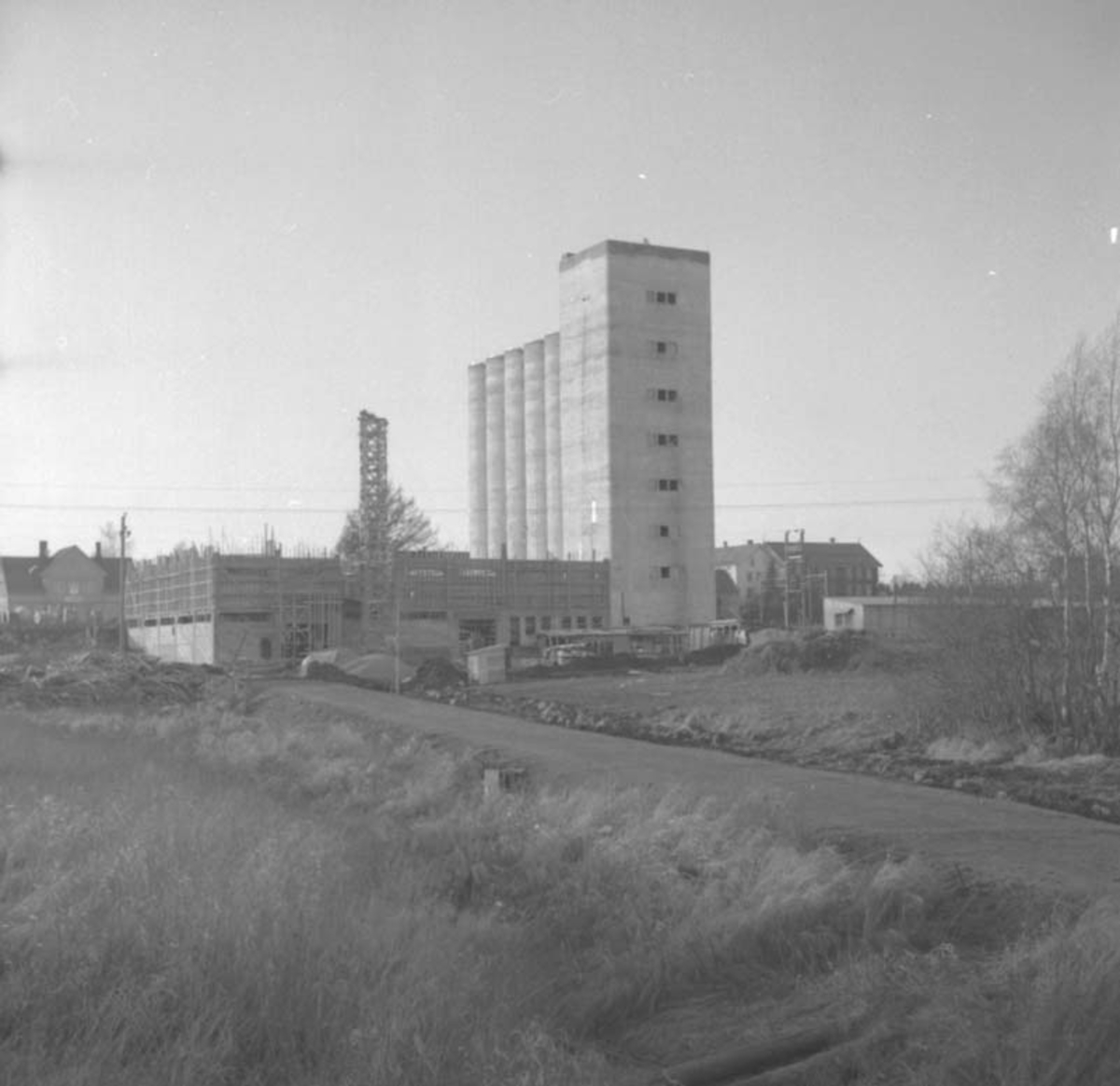 Anno Domkirkeodden, FELLESKJØPETS MØLLE, SILOEN BYGGES