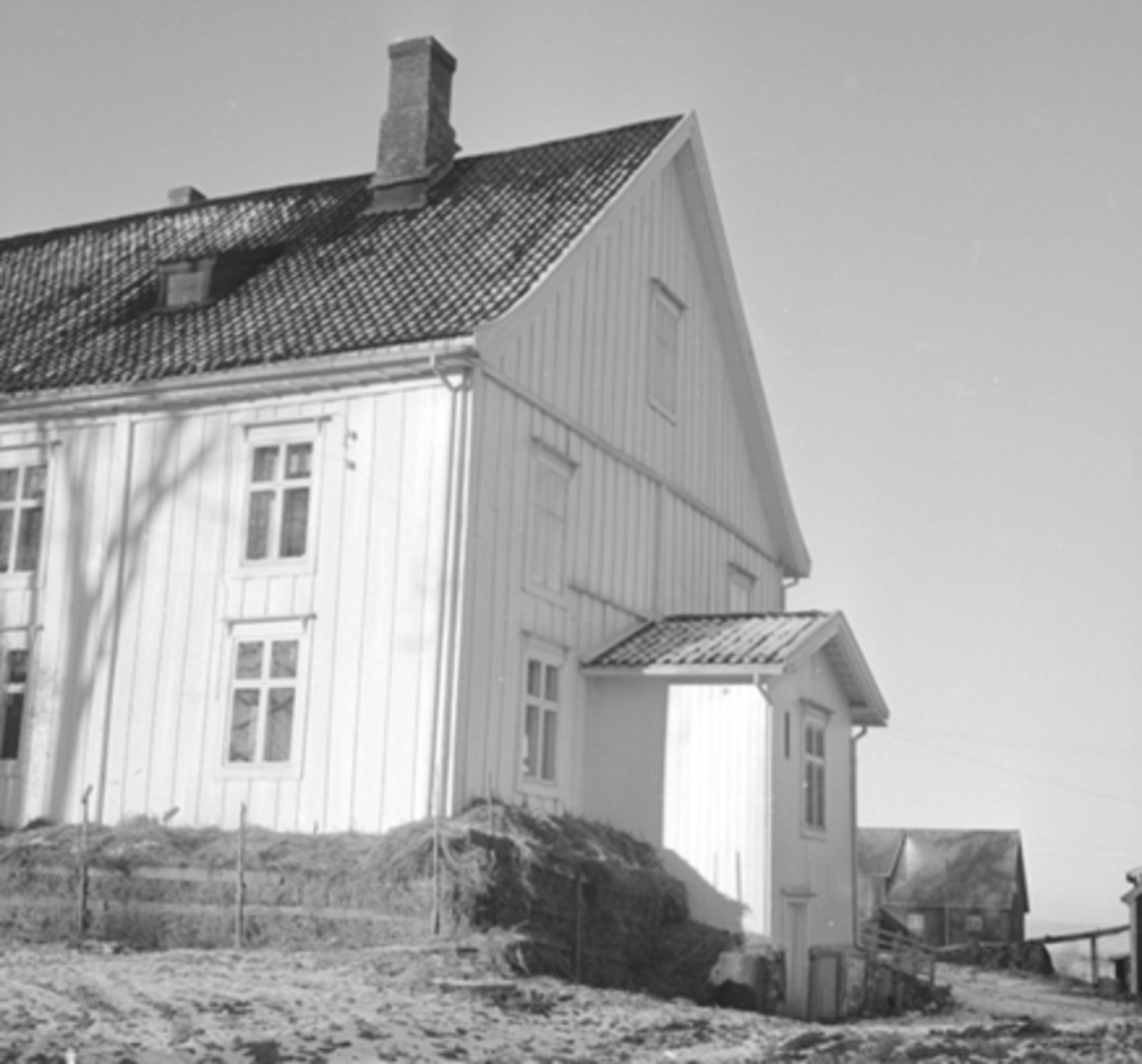 Anno Domkirkeodden, EKSTERIØR: HOVEDBYGNING, STANGE PRESTEGÅRD,