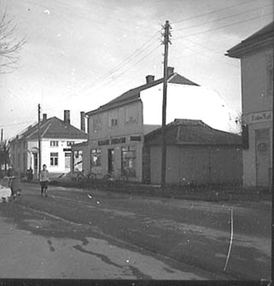 Anno Domkirkeodden, OVERSIKT STORGATA. , FINSTAD, BJARNE FORRETNING, NORDBERG, FOLK, BARNEVOGN, STANGEBYEN
