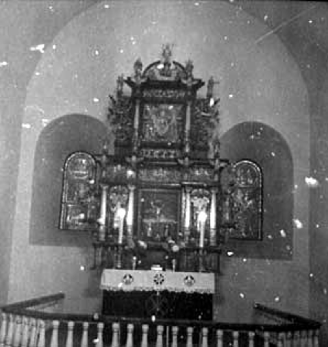 Anno Domkirkeodden, INTERIØR STANGE KIRKE, ALTER, ALTERTAVLE