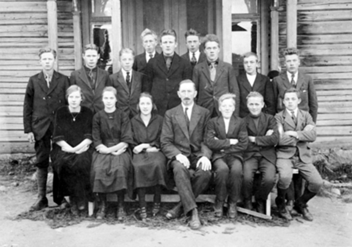 Anno Domkirkeodden, VALLSET FRAMHALDSKOLE, ELEVER OG LÆRER