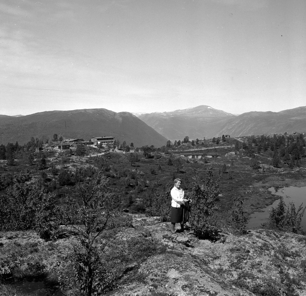 Adolf Skjegstad, Petra Skjegstad, fjelltur, Rondane?