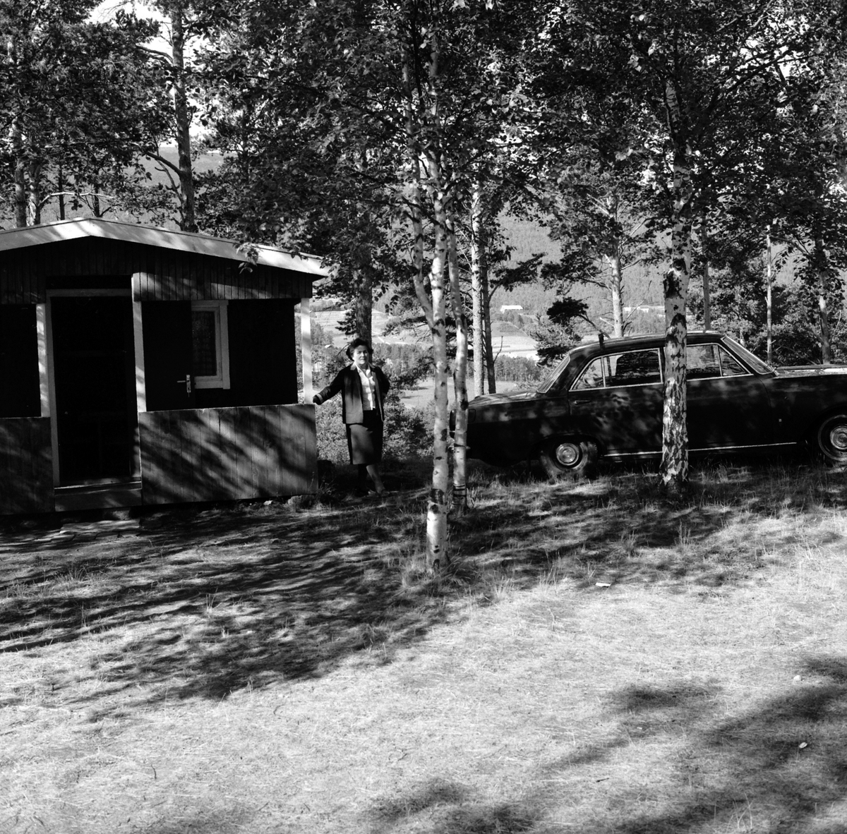 Adolf Skjegstad, Petra Skjegstad, campinghytte, biltur.