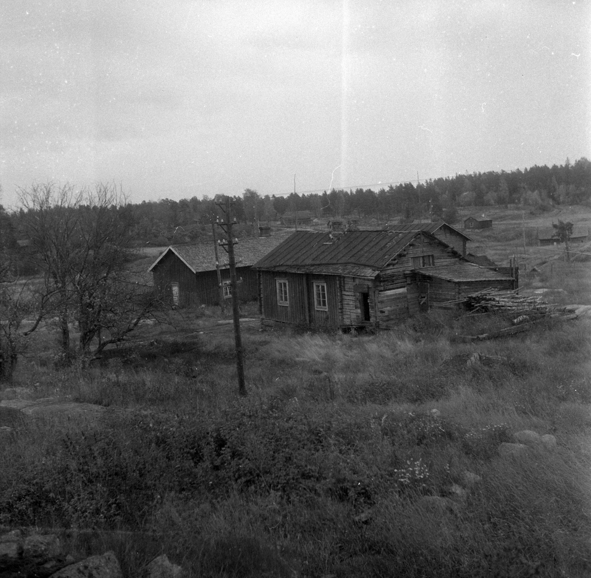 Adolf Skjegstad, Porkala-området sør-vest for Helsingfors i Finland, forlatt gardsbruk.