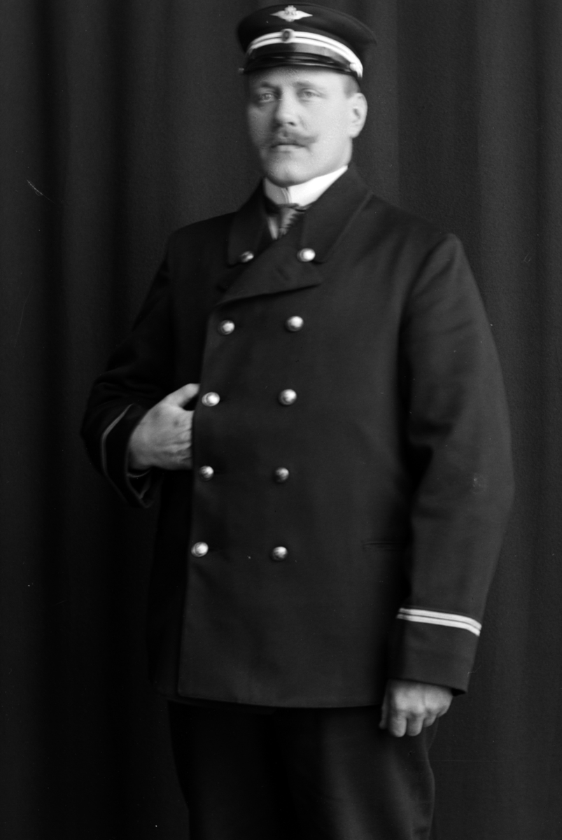 Christian Grundseth, ØSTAD LOKOMOTIVFØRER, HELFIG. , NSB-UNIFORM, 16873
