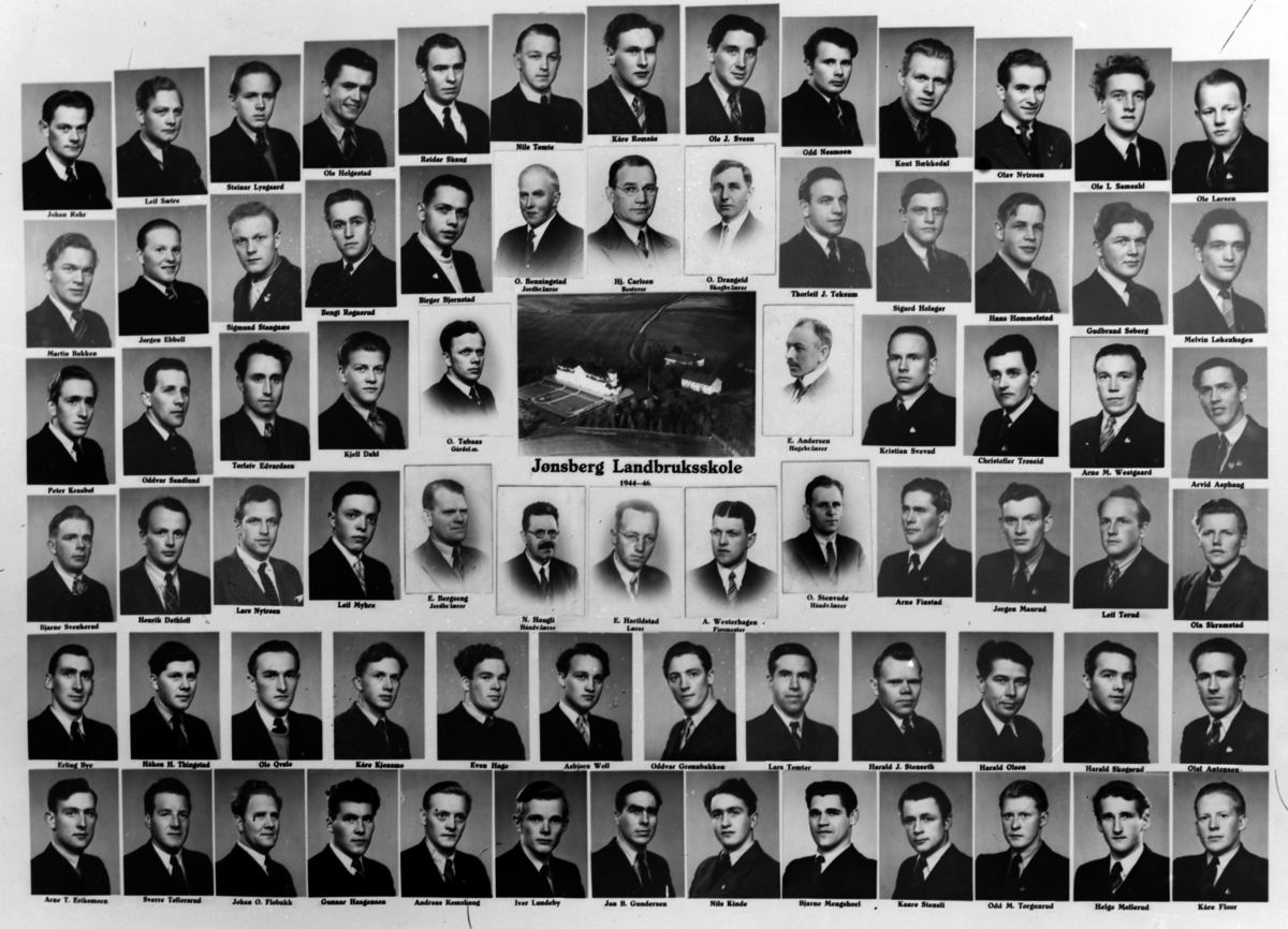 Christian Grundseth, JØNSBERG LANDBRUKSSKOLE, 1944-1946, M/NAVN