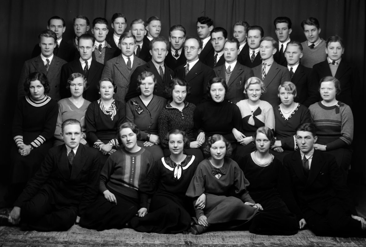 Christian Grundseth, HANDELSSKOLEN (HAMAR?) JANUAR 1934, GR: 37, 37470