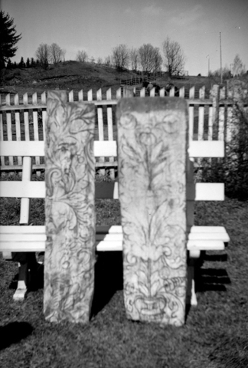 Toralv Bleken-Nilssen, DEKOR. BEMALTE PLANKER, BALDISHOL KIRKE. NES.