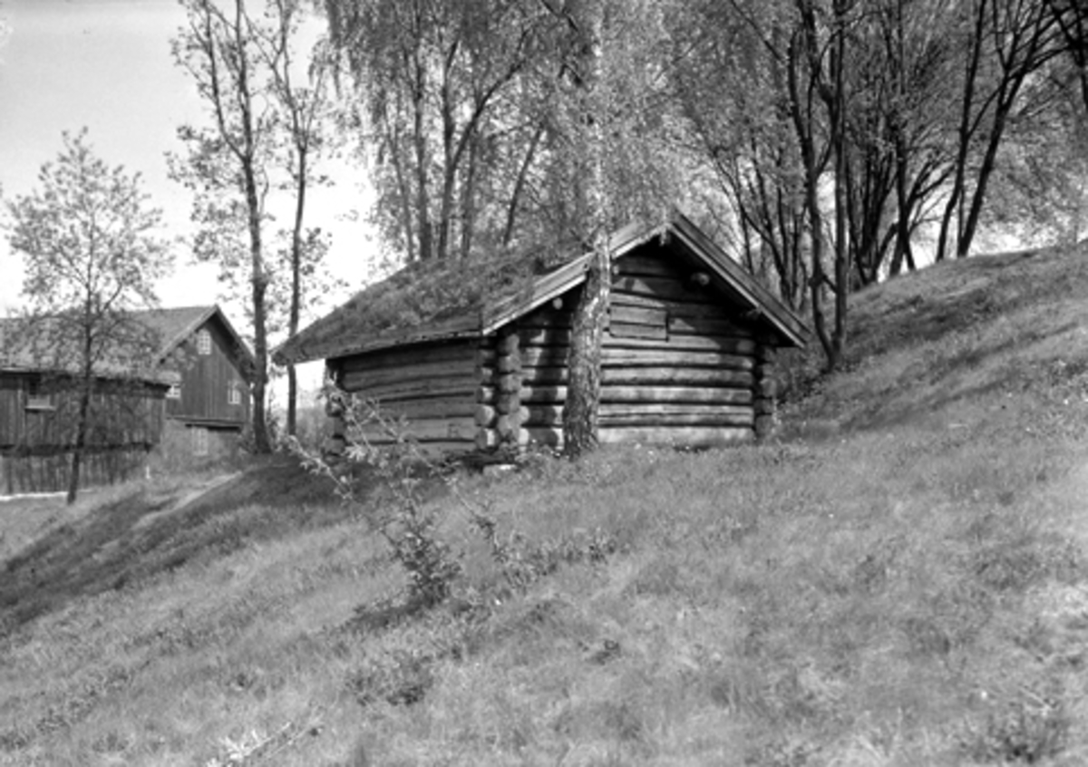 Anno Domkirkeodden, HDH. 73. TØMMERKOIE. EKSTR. BAKSIDE. SØR FOR HDH. 10.