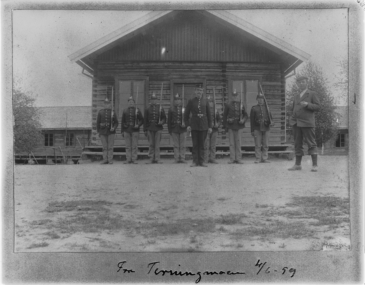 Johan Albert Steen, ELVERUM, TERNINGMOEN, MILITÆRE, SOLDATER, UKJENTE.