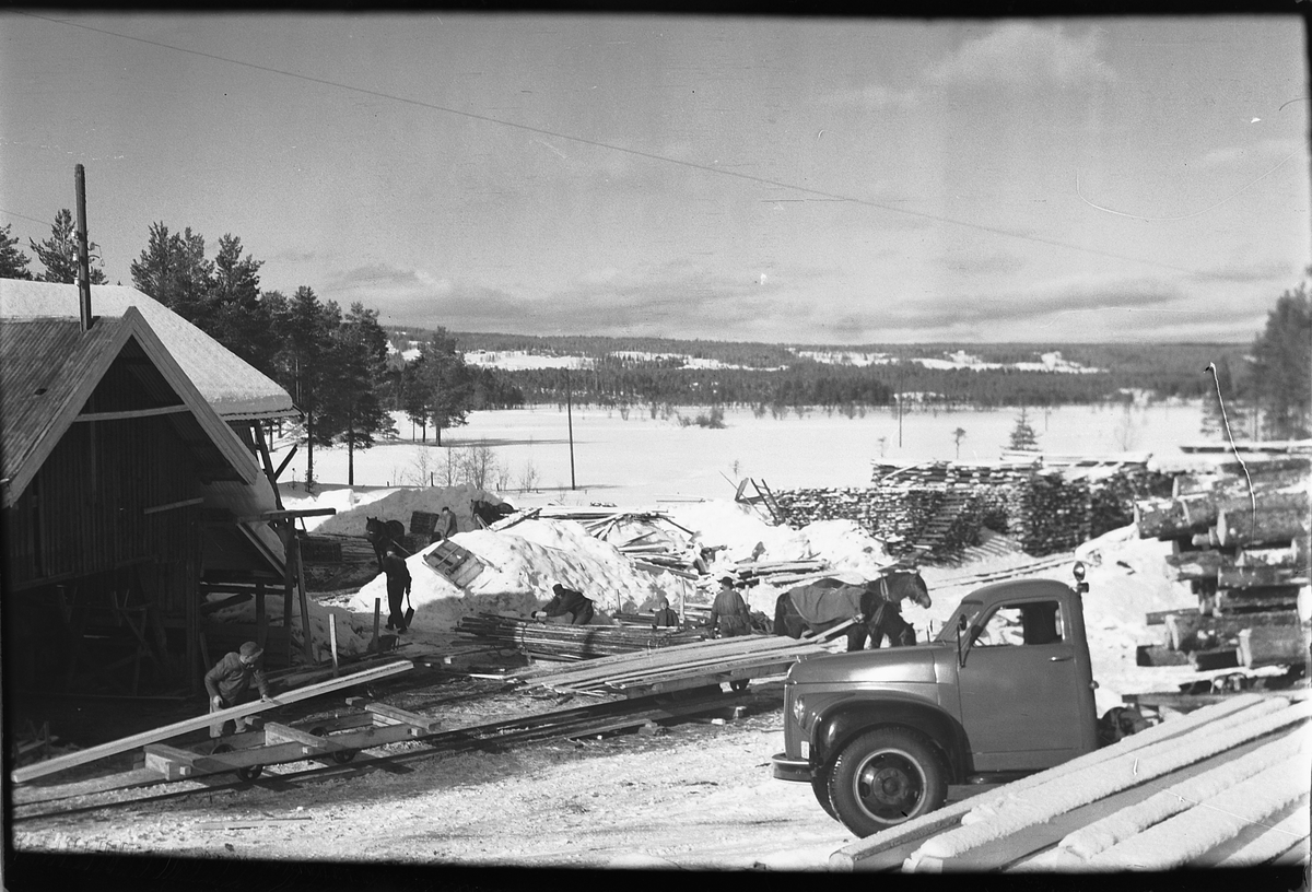 Håkon Prestkværn, FORD 46-47 LAST TØMMERTRANSPORT, FRONTALT.