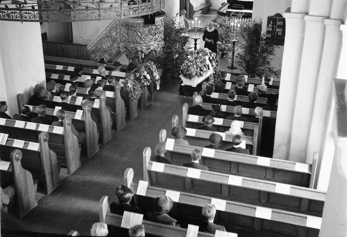 Håkon Prestkværn, Begravelse i Ringsaker kirke.