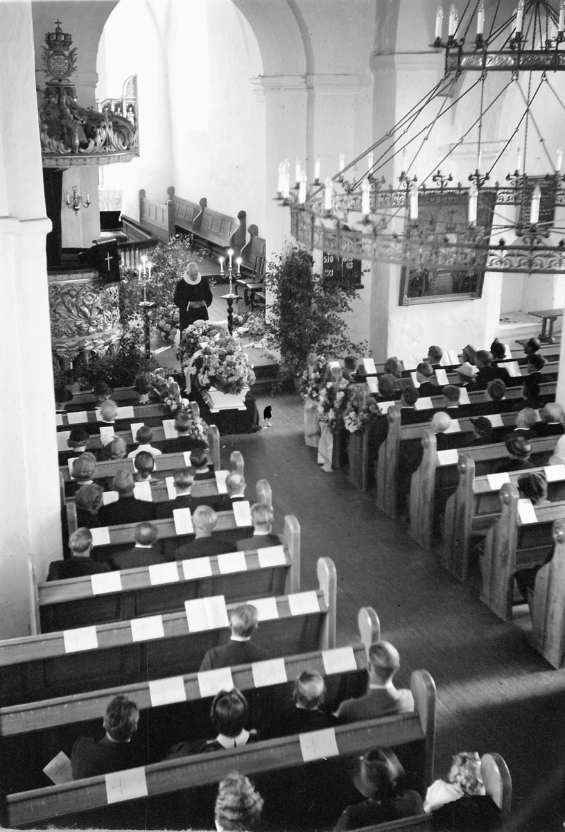 Håkon Prestkværn, Begravelse i Ringsaker kirke.