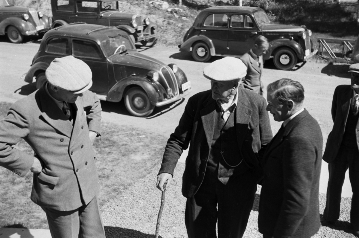 Håkon Prestkværn, Buvika sagbruk, skogbefaring, Ringsaker allmenning. Juni 1949.