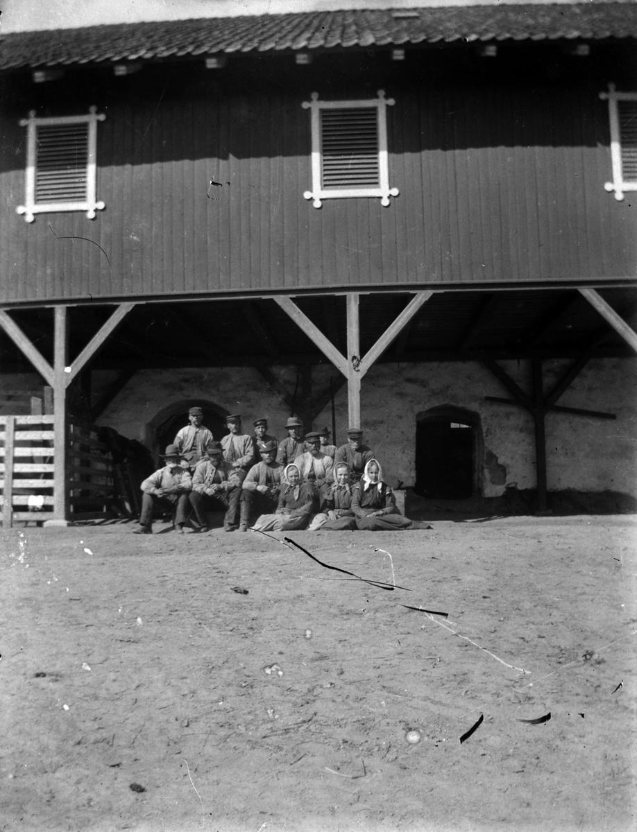 Martin Finborud, Gruppe gårdsarbeidere.