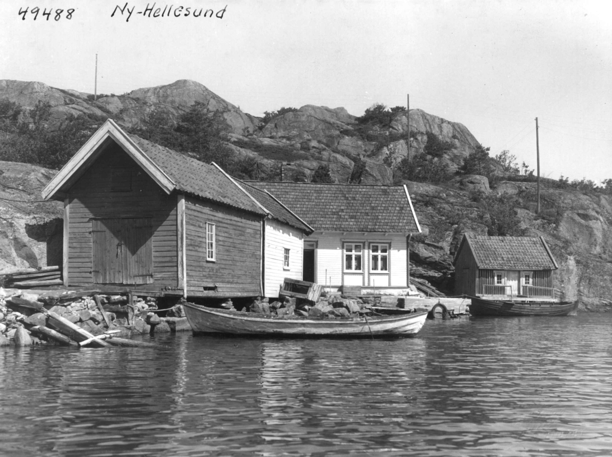 Anders Beer Wilse, Wilse original, Samferdsel, Båt, Bebyggelse