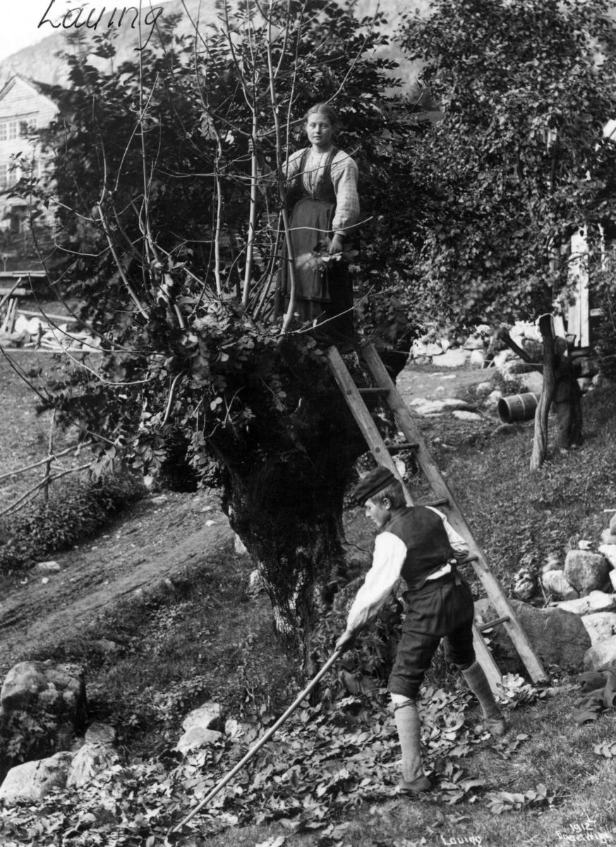 Axel Lindahl, Lauving, ved Odda