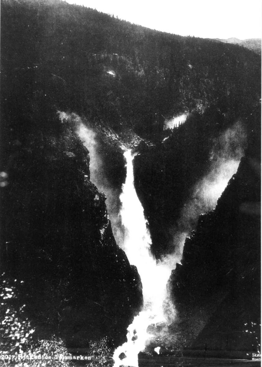 Marthinius Skøien, Rjukanfossen, Tinn, Telemark.